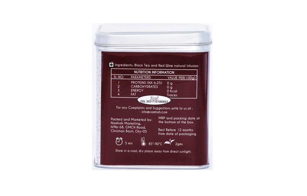 Namhah Wine Tea    Container  100 grams